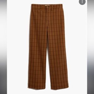 Madewell wide leg crop pant